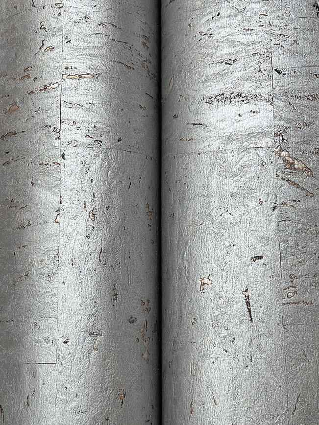 Caldera Cork Steel Wallpaper - York Wallcoverings - GRL88369 - York Wallcoverings Wallpaper