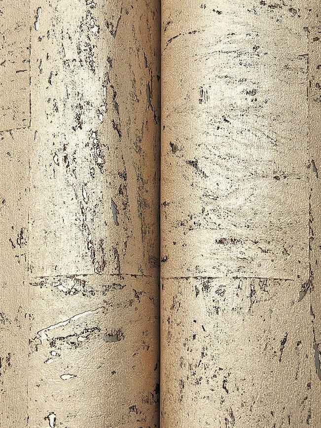 Caldera Cork Whitewash Wallpaper - York Wallcoverings - GRL88371 - York Wallcoverings Wallpaper