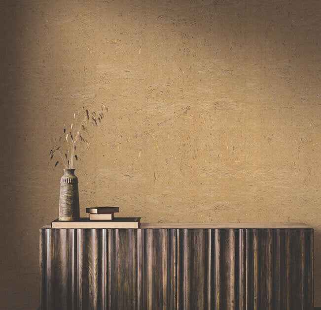 Caldera Cork Antique Gold Wallpaper - York Wallcoverings - GRL88374 - York Wallcoverings Wallpaper