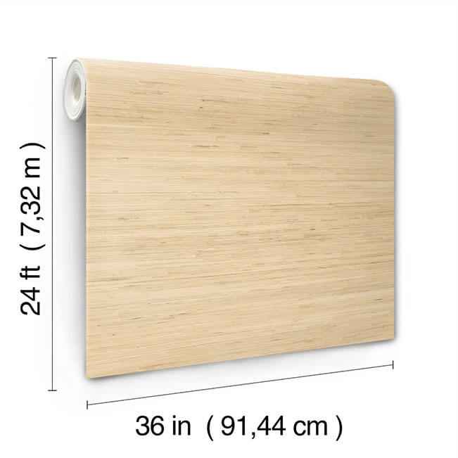 Horizontal Jute Oatmeal Wallpaper - York Wallcoverings - GRL88382 - York Wallcoverings Wallpaper