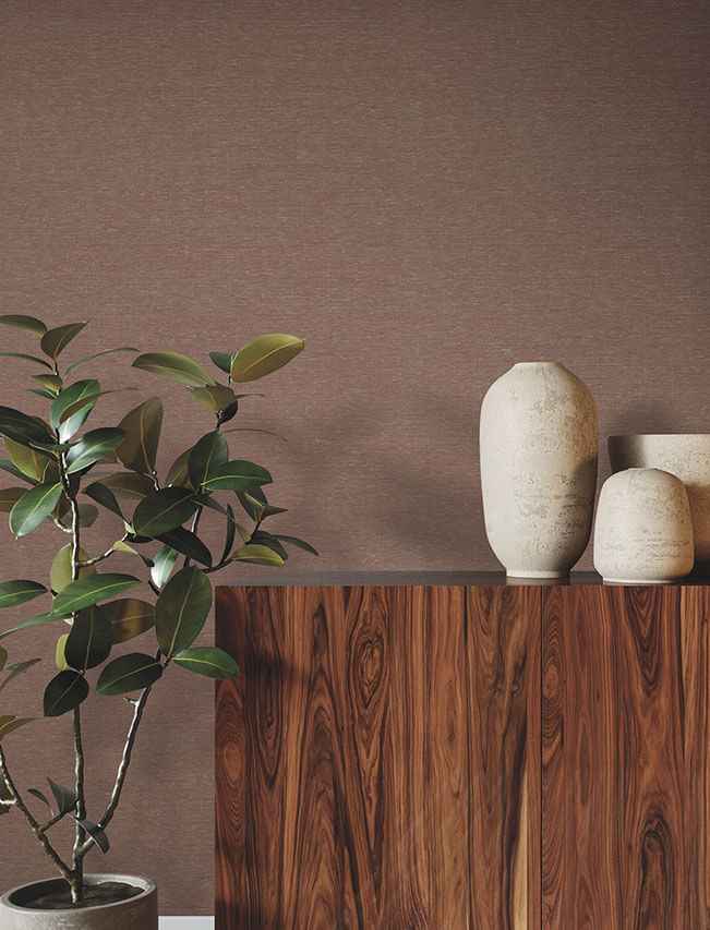 Linen Levels Russet Wallpaper - York Wallcoverings - GRL88389 - York Wallcoverings Wallpaper