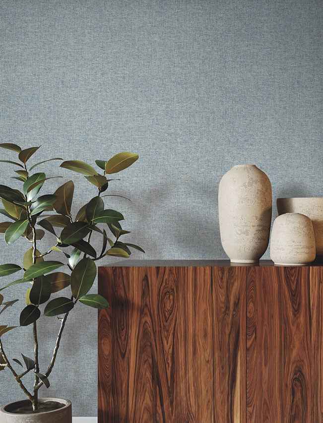 Check Paperweave Autumn Sky Wallpaper - York Wallcoverings - GRL88396 - York Wallcoverings Wallpaper