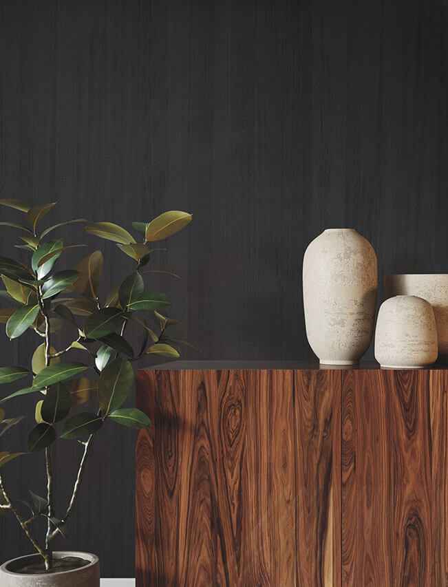 Wood Veneer Lead Wallpaper - York Wallcoverings - GRL88416 - York Wallcoverings Wallpaper
