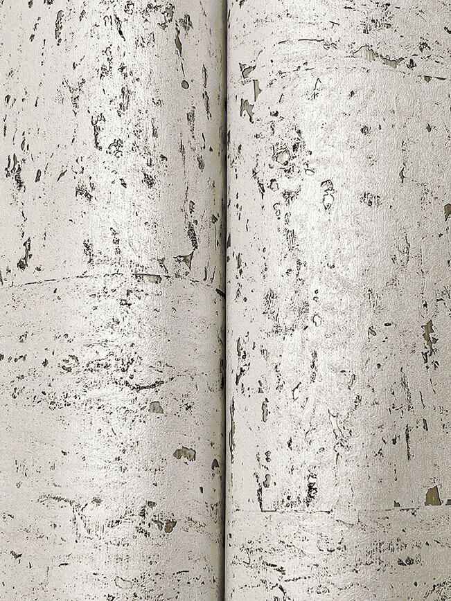 Caldera Cork White Pearl Wallpaper - York Wallcoverings - GRL89190 - York Wallcoverings Wallpaper