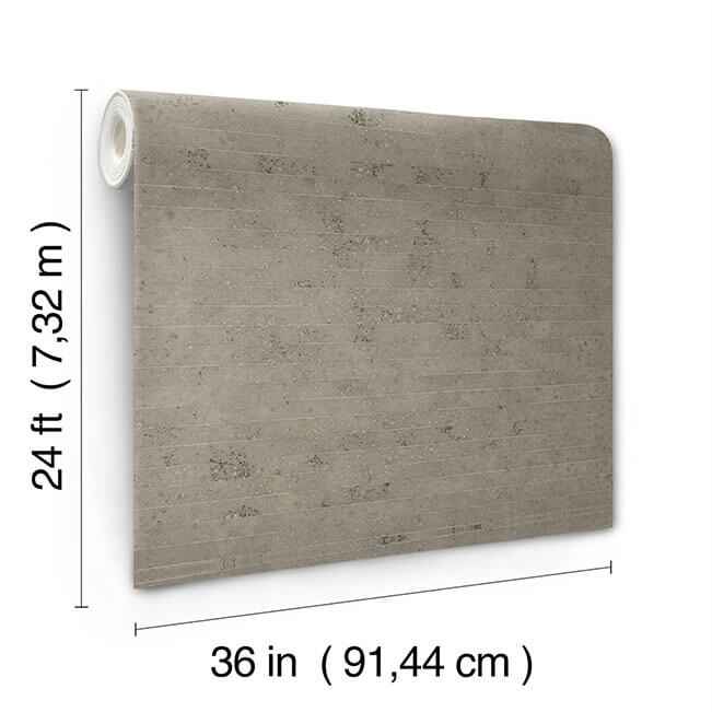 Handcrafted Paper Dark Taupe Wallpaper - York Wallcoverings - YGL7009 - York Wallcoverings Wallpaper