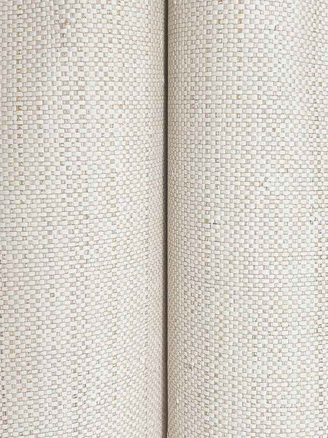 Painted Raffia White / Natural Wallpaper - York Wallcoverings - YGL7042 - York Wallcoverings Wallpaper