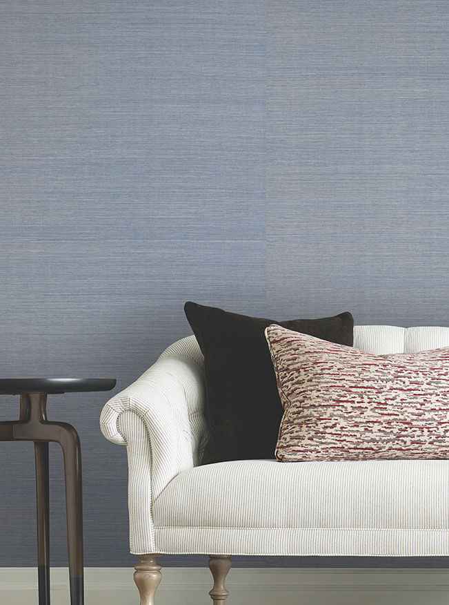 Maguey Sisal Dusty Sky Wallpaper - York Wallcoverings - YGL7055 - York Wallcoverings Wallpaper