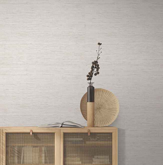 Painted Hemp Whitewash Wallpaper - York Wallcoverings - YGL7059 - York Wallcoverings Wallpaper