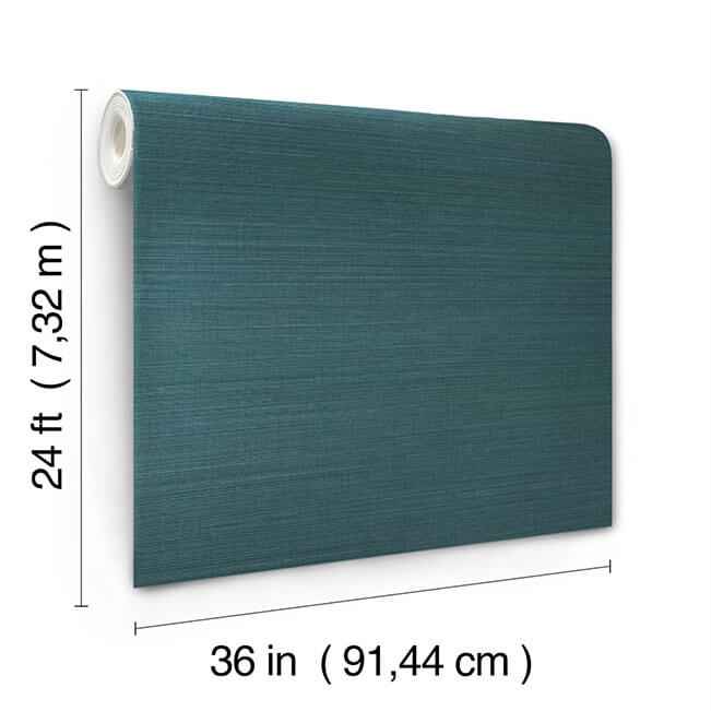 Maguey Sisal Aegean Blue Wallpaper - York Wallcoverings - YGL7063 - York Wallcoverings Wallpaper