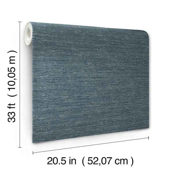 Roderick Dark Blue Textured Wallpaper - York Wallcoverings - 4173-27649 - York Wallcoverings Wallpaper
