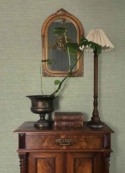 Roderick Seafoam Textured Wallpaper - York Wallcoverings - 4173-27652