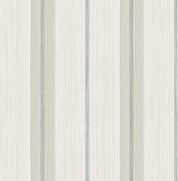 ames-grey-linen-stripe-wallpaper-york-wallcoverings-4173-27661 - York Wallcoverings Wallpaper