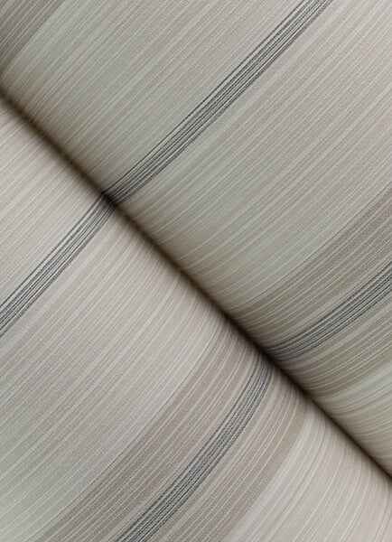 Ames Grey Linen Stripe Wallpaper - York Wallcoverings - 4173-27661 - York Wallcoverings Wallpaper