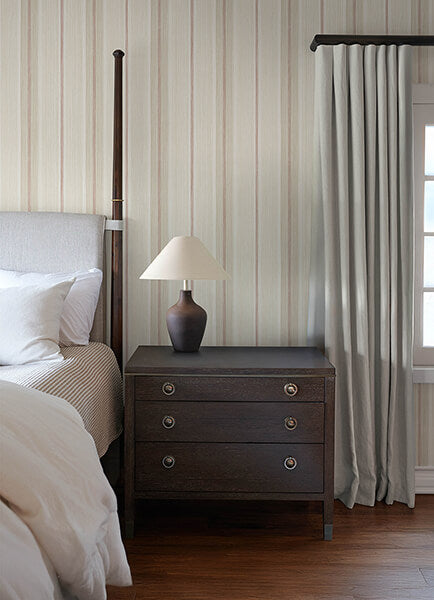 ames-red-linen-stripe-wallpaper-york-wallcoverings-4173-27663 - York Wallcoverings Wallpaper