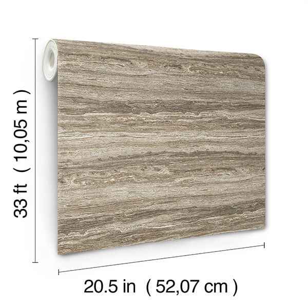 Lyman Stone Striated Wallpaper - York Wallcoverings - 4173-27666 - York Wallcoverings Wallpaper