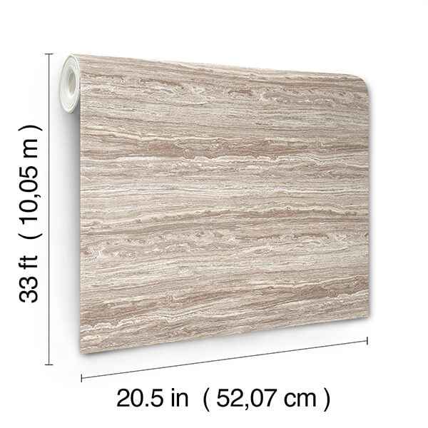 Lyman Mauve Striated Wallpaper - York Wallcoverings - 4173-27668 - York Wallcoverings Wallpaper