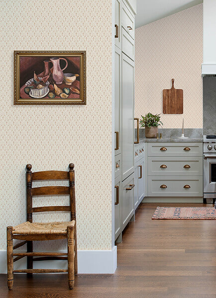 tillie-blush-diamond-floral-wallpaper-york-wallcoverings-4173-27670 - York Wallcoverings Wallpaper