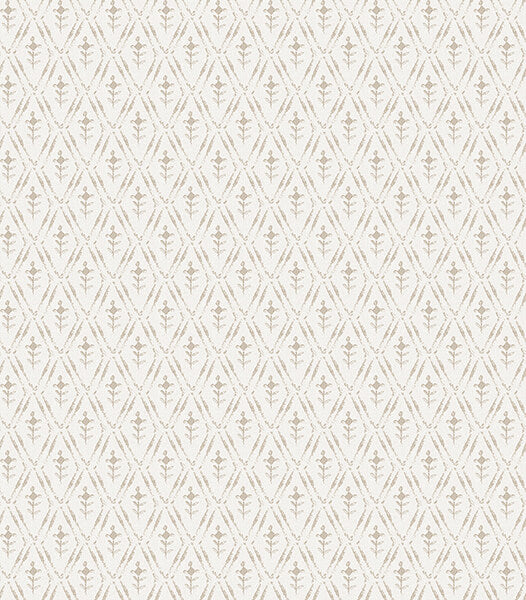 tillie-taupe-diamond-floral-wallpaper-york-wallcoverings-4173-27673 - York Wallcoverings Wallpaper