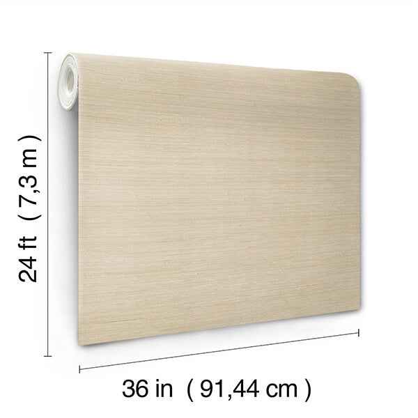 Mycroft Pearl Grasscloth Wallpaper - York Wallcoverings - 4173-82100 - York Wallcoverings Wallpaper