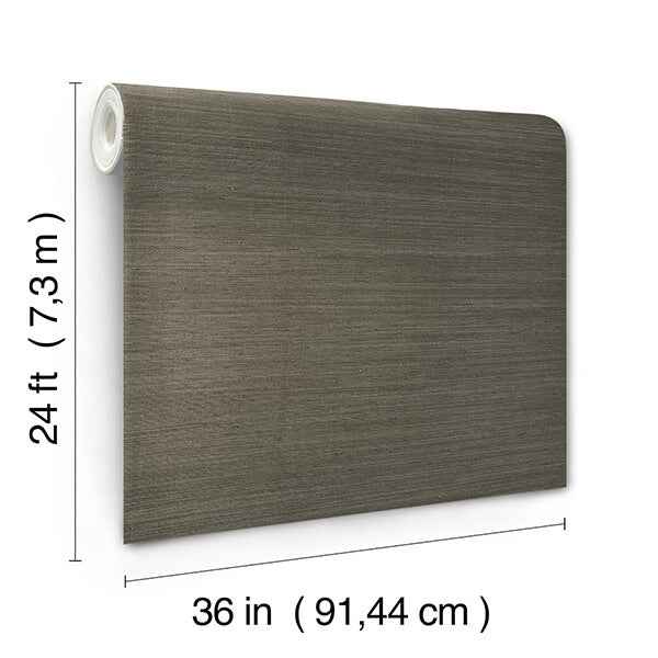 Mycroft Slate Grasscloth Wallpaper - York Wallcoverings - 4173-82103 - York Wallcoverings Wallpaper