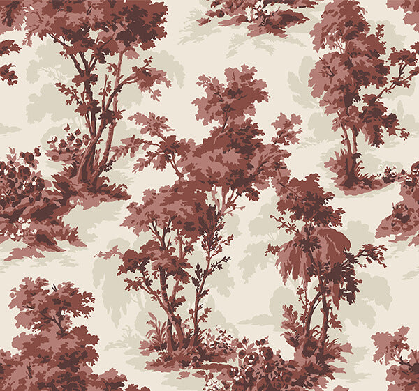 sainsbury-ruby-forest-wallpaper-york-wallcoverings-4173-82106 - York Wallcoverings Wallpaper