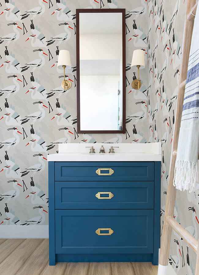 Coastal Wings Tan Peel and Stick Wallpaper - York Wallcoverings - NUS6500 - York Wallcoverings Wallpaper