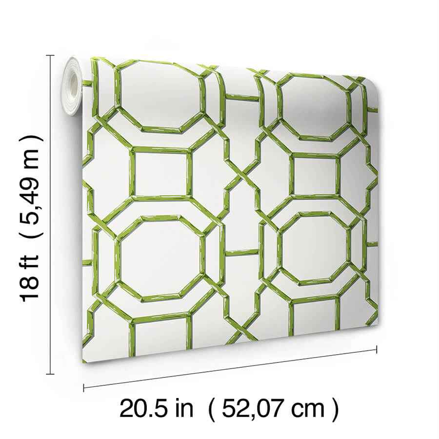 Sanya Green Peel & Stick Wallpaper - York Wallcoverings - NUS6505 - York Wallcoverings Wallpaper