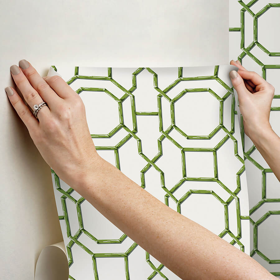 sanya-green-peel-and-stick-wallpaper-york-wallcoverings-nus6505 - York Wallcoverings Wallpaper