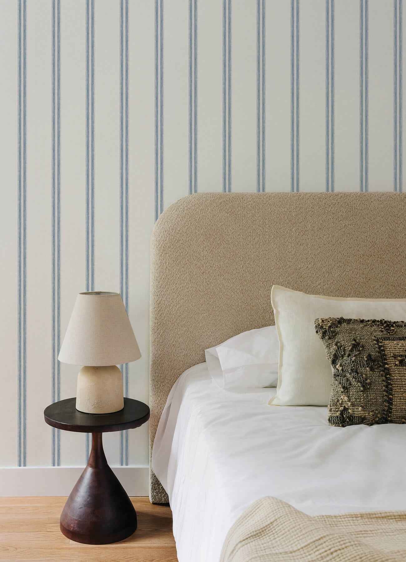 Johnny Blue Stripes Wallpaper - York Wallcoverings - 4169-13075 - York Wallcoverings Wallpaper