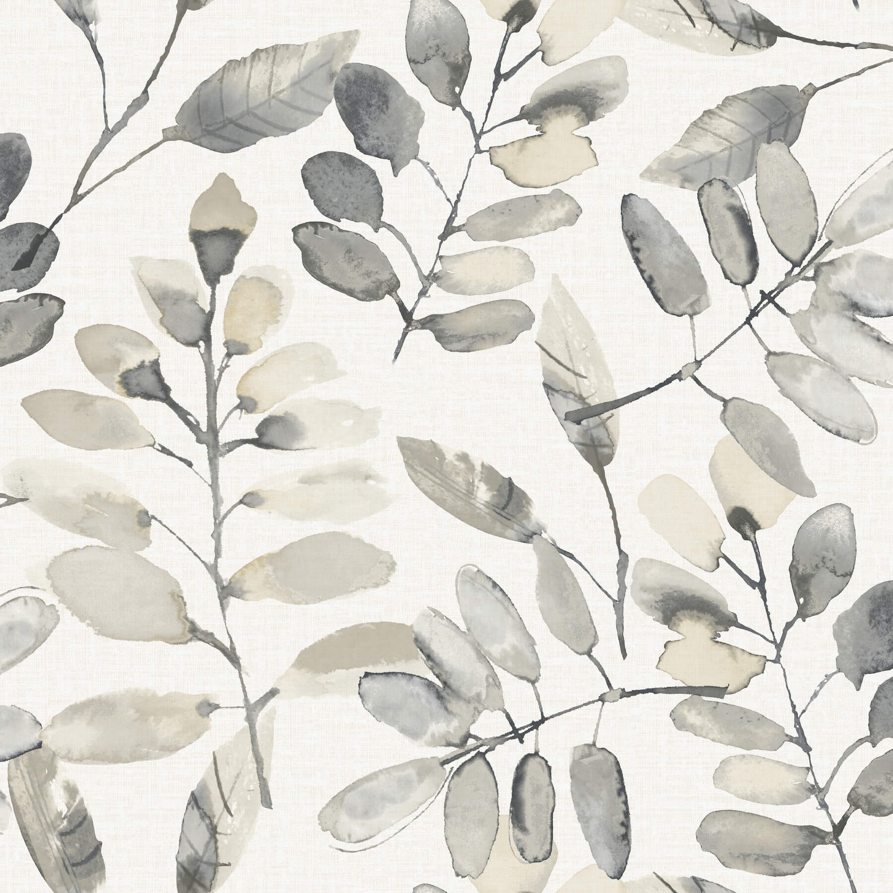pinnate-charcoal-leaves-wallpaper-york-wallcoverings-4169-13910 - York Wallcoverings Wallpaper