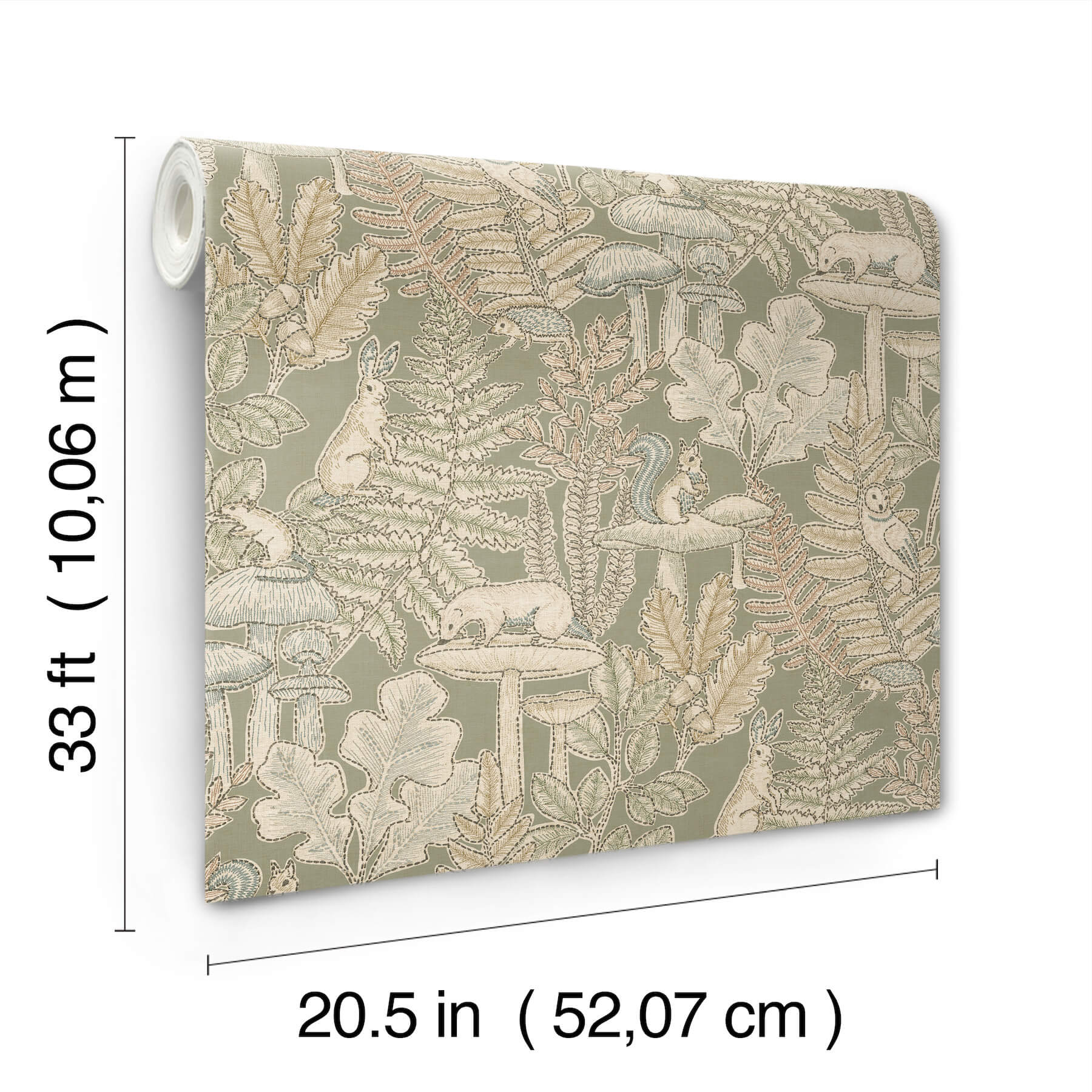 holt-sage-woodland-wallpaper-york-wallcoverings-4169-83100 - York Wallcoverings Wallpaper