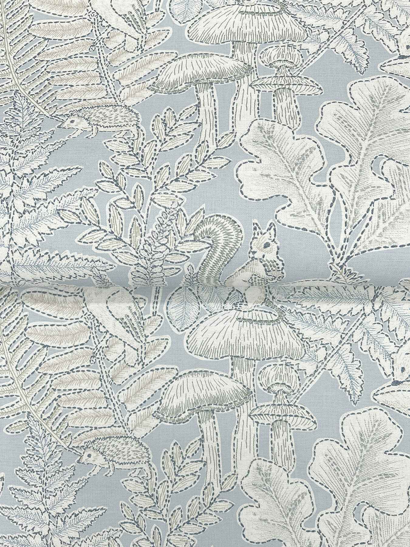 Holt Light Blue Woodland Wallpaper - York Wallcoverings - 4169-83102 - York Wallcoverings Wallpaper