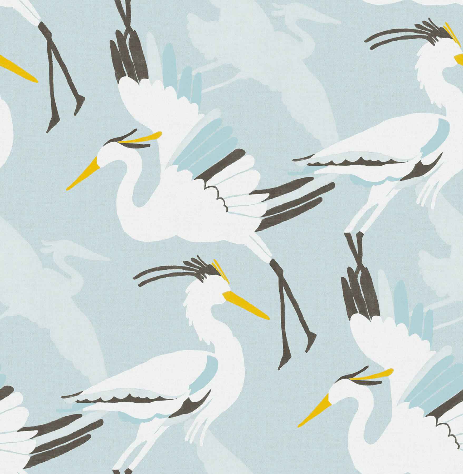 Coastal Wings Blue Peel and Stick Wallpaper - York Wallcoverings - NUS6501