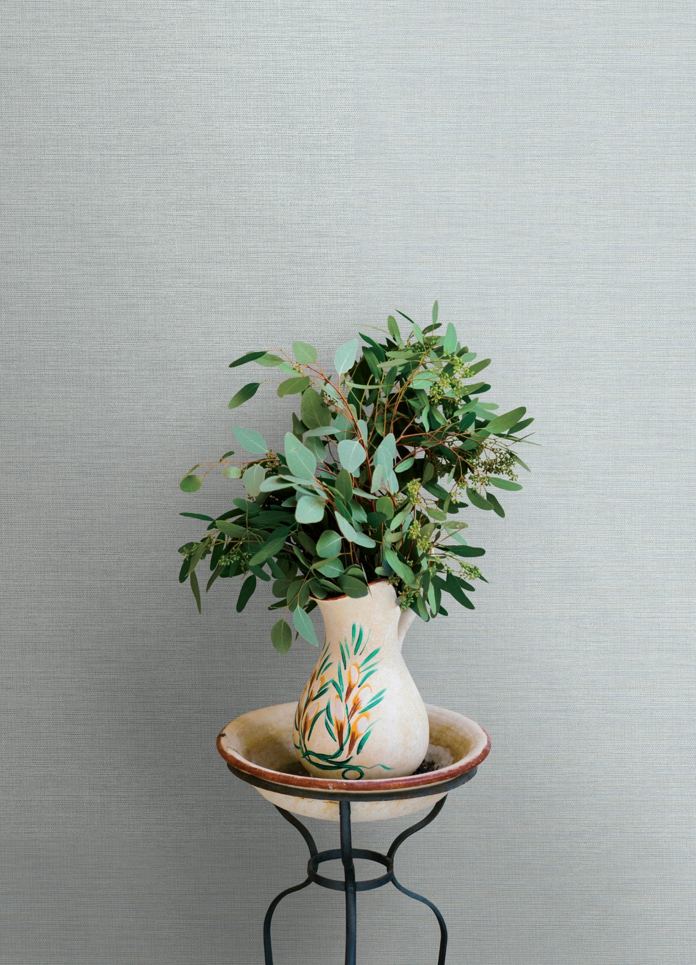 Agave Light Blue Faux Grasscloth Wallpaper - York Wallcoverings - 4169-24278 - York Wallcoverings Wallpaper