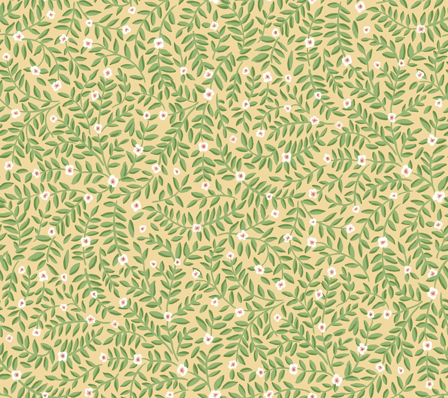 elodie-gold-petite-floral-premium-peel-stick-wallpaper-york-wallcoverings-psw1671rl - York Wallcoverings Papel pintado