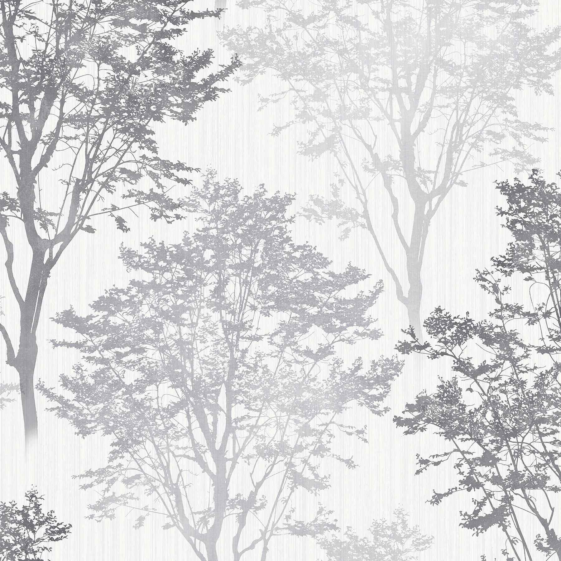 Edwin Grey Wildwood Wallpaper - York Wallcoverings - AH259502
