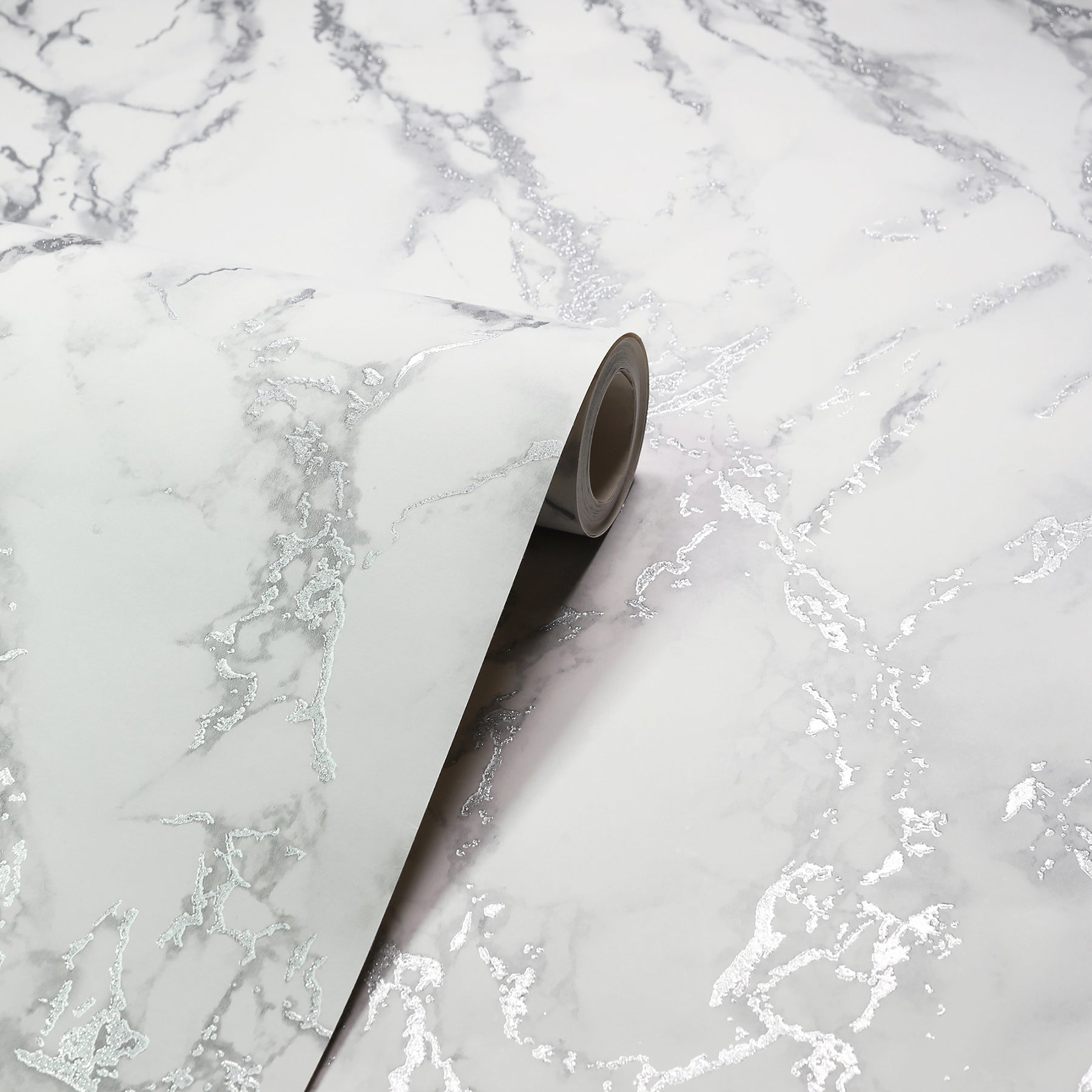 siward-white-metallic-marble-wallpaper-york-wallcoverings-ah296701 - York Wallcoverings Wallpaper