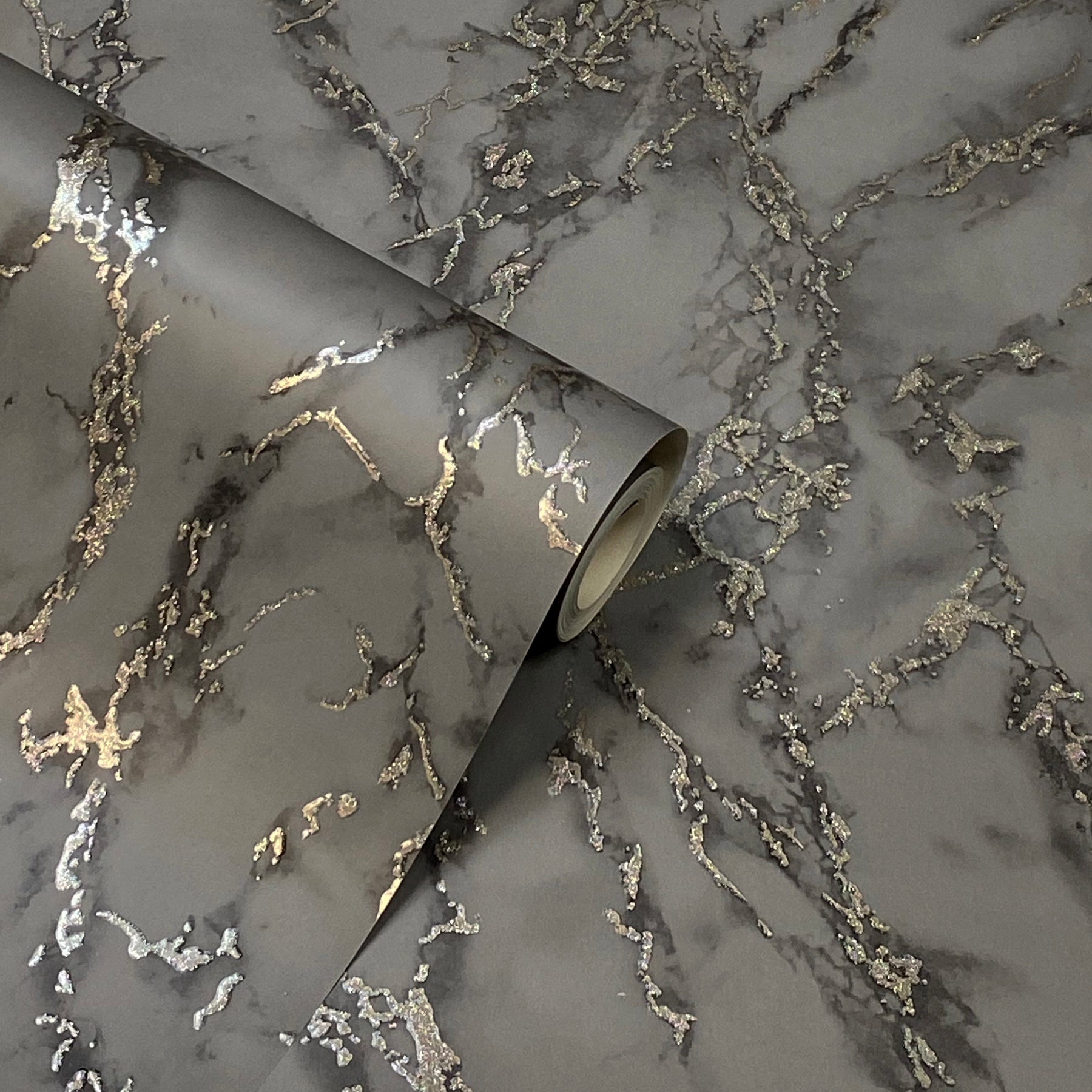siward-charcoal-metallic-marble-wallpaper-york-wallcoverings-ah296702 - York Wallcoverings Wallpaper