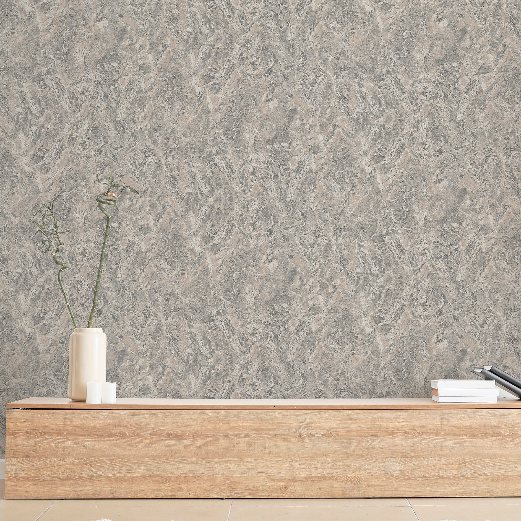 evonne-charcoal-marble-patina-wallpaper-york-wallcoverings-ah296706 - York Wallcoverings Wallpaper