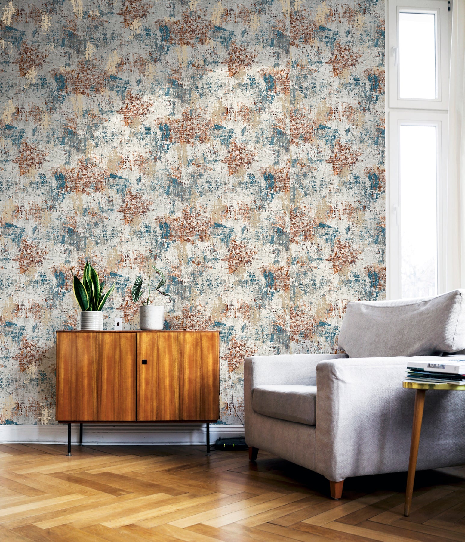 sergio-rust-abstract-texture-wallpaper-york-wallcoverings-ah297406 - York Wallcoverings Wallpaper