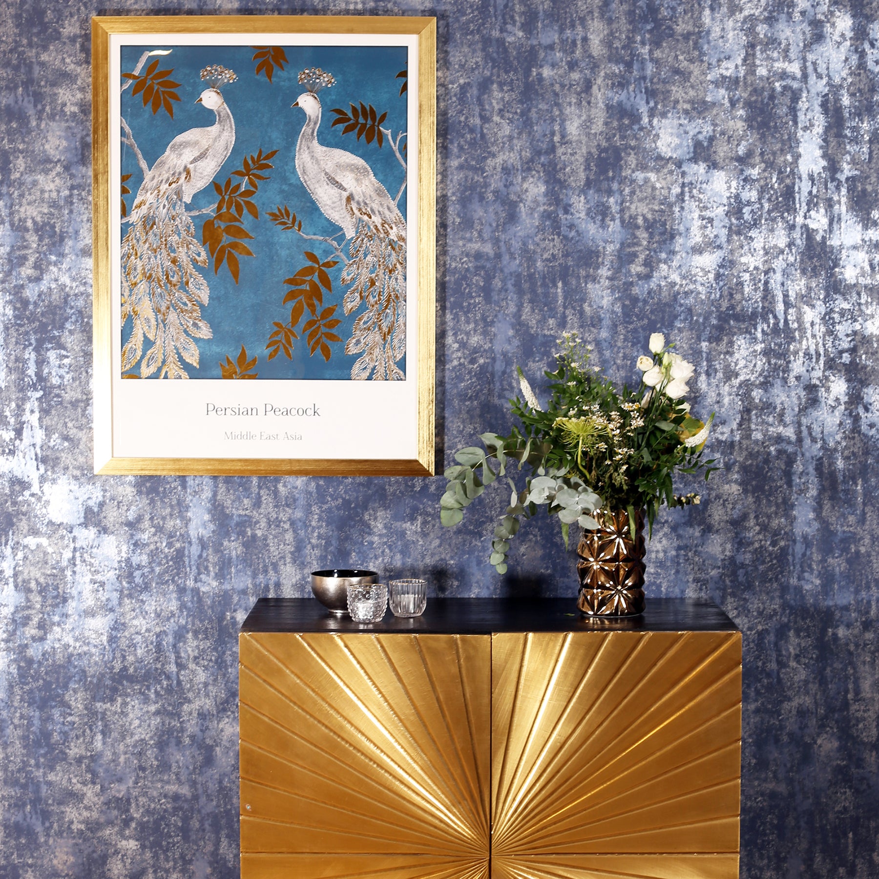 lloyd-blue-stone-texture-wallpaper-york-wallcoverings-ah902108 - York Wallcoverings Wallpaper