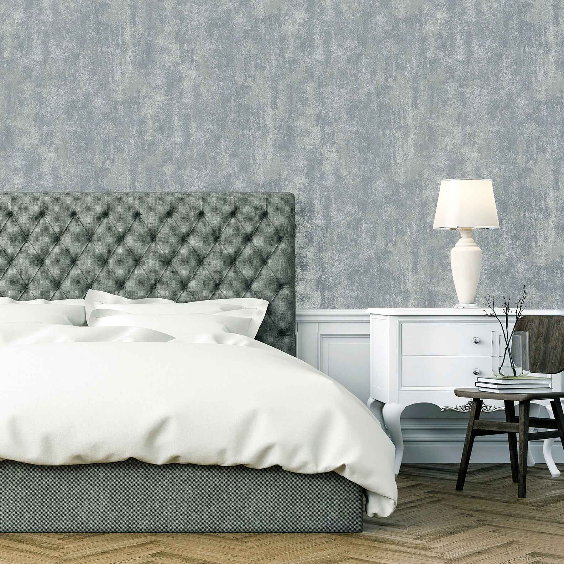 Lloyd Pewter Stone Texture Wallpaper - York Wallcoverings - AH902109 - York Wallcoverings Wallpaper