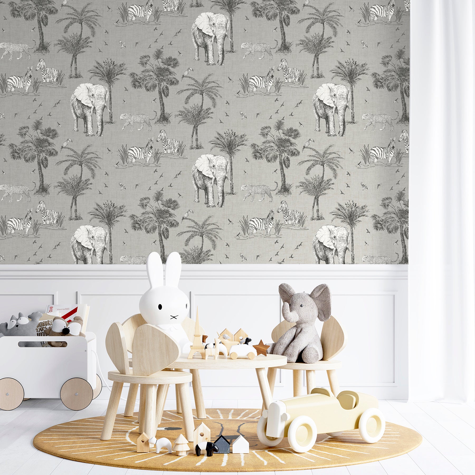 lionel-grey-safari-lagoon-wallpaper-york-wallcoverings-ah908902 - York Wallcoverings Wallpaper