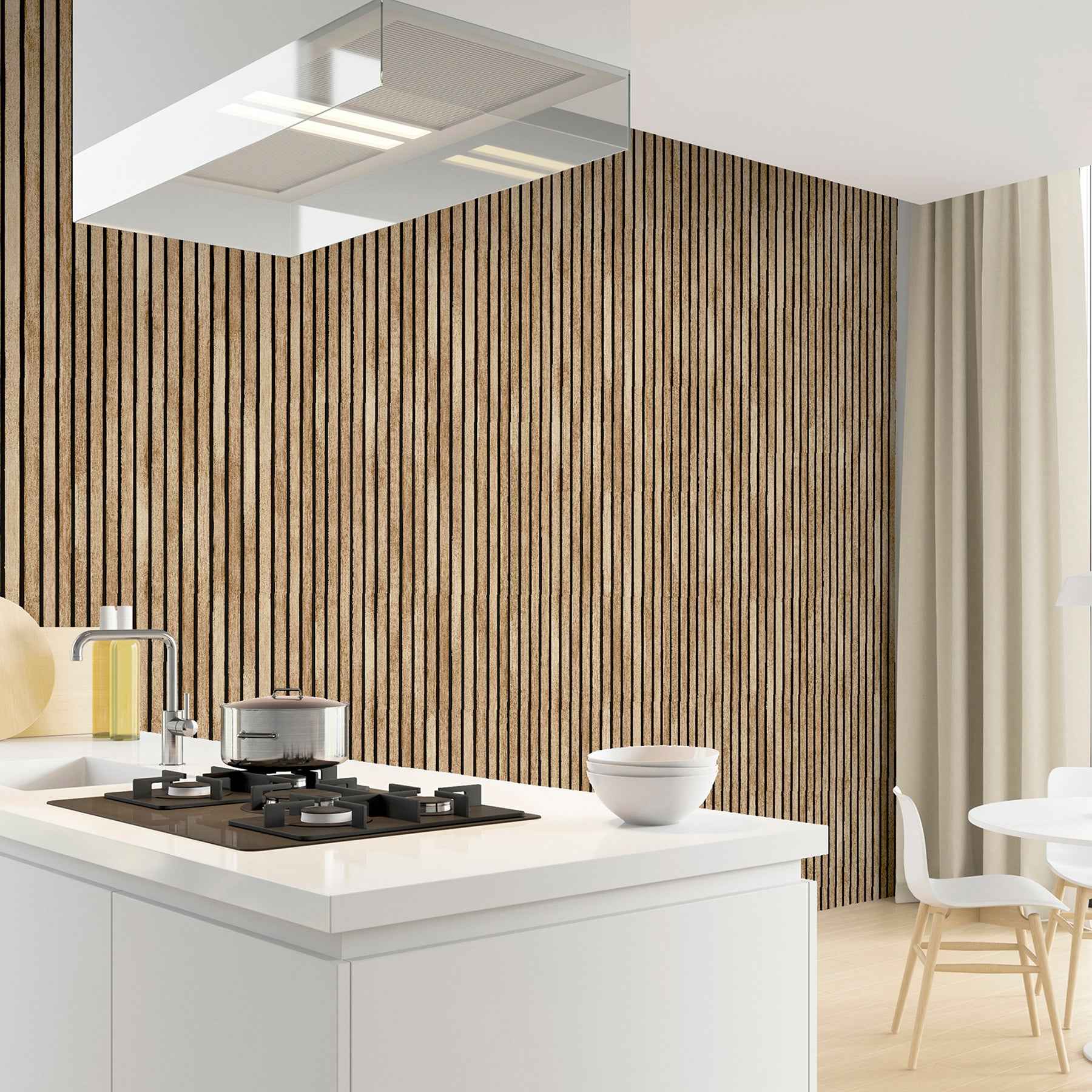 Herman Light Brown Wood Wallpaper - York Wallcoverings - AH923800 - York Wallcoverings Wallpaper