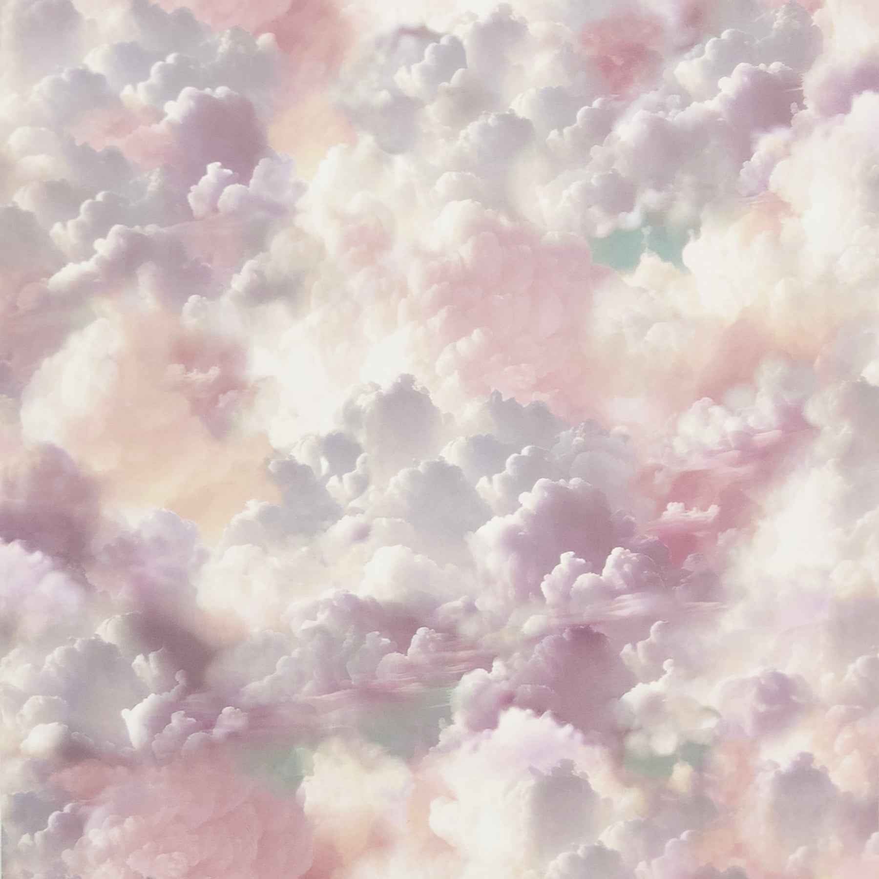 Merryweather Violet Cloudy Skies Wallpaper - York Wallcoverings - AH924508 - York Wallcoverings Wallpaper