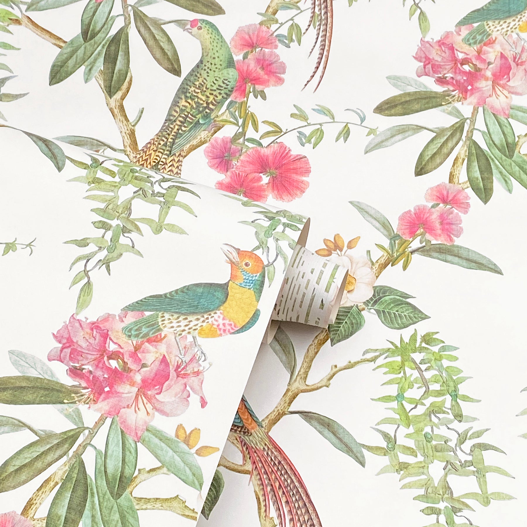 celine-pink-courtyard-garden-wallpaper-york-wallcoverings-ah924907 - York Wallcoverings Wallpaper