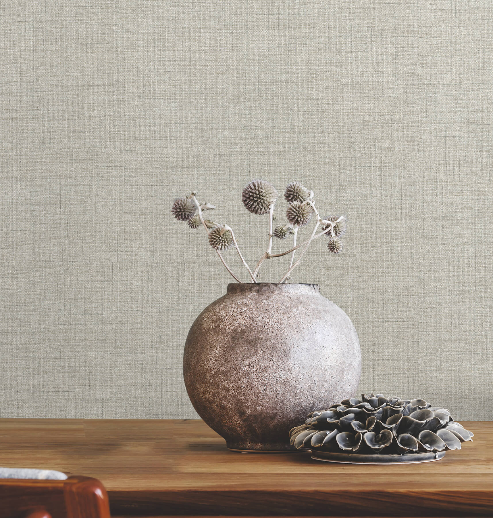 leon-sage-faux-fabric-wallpaper-york-wallcoverings-4207-5417 - York Wallpaper Wallpaper