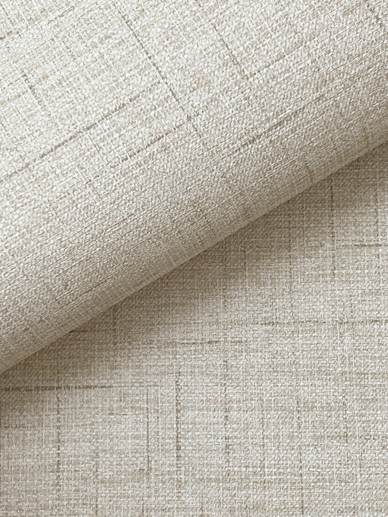 leon-beige-faux-fabric-wallpaper-york-wallcoverings-4207-5419 - York Wallcoverings Wallpaper