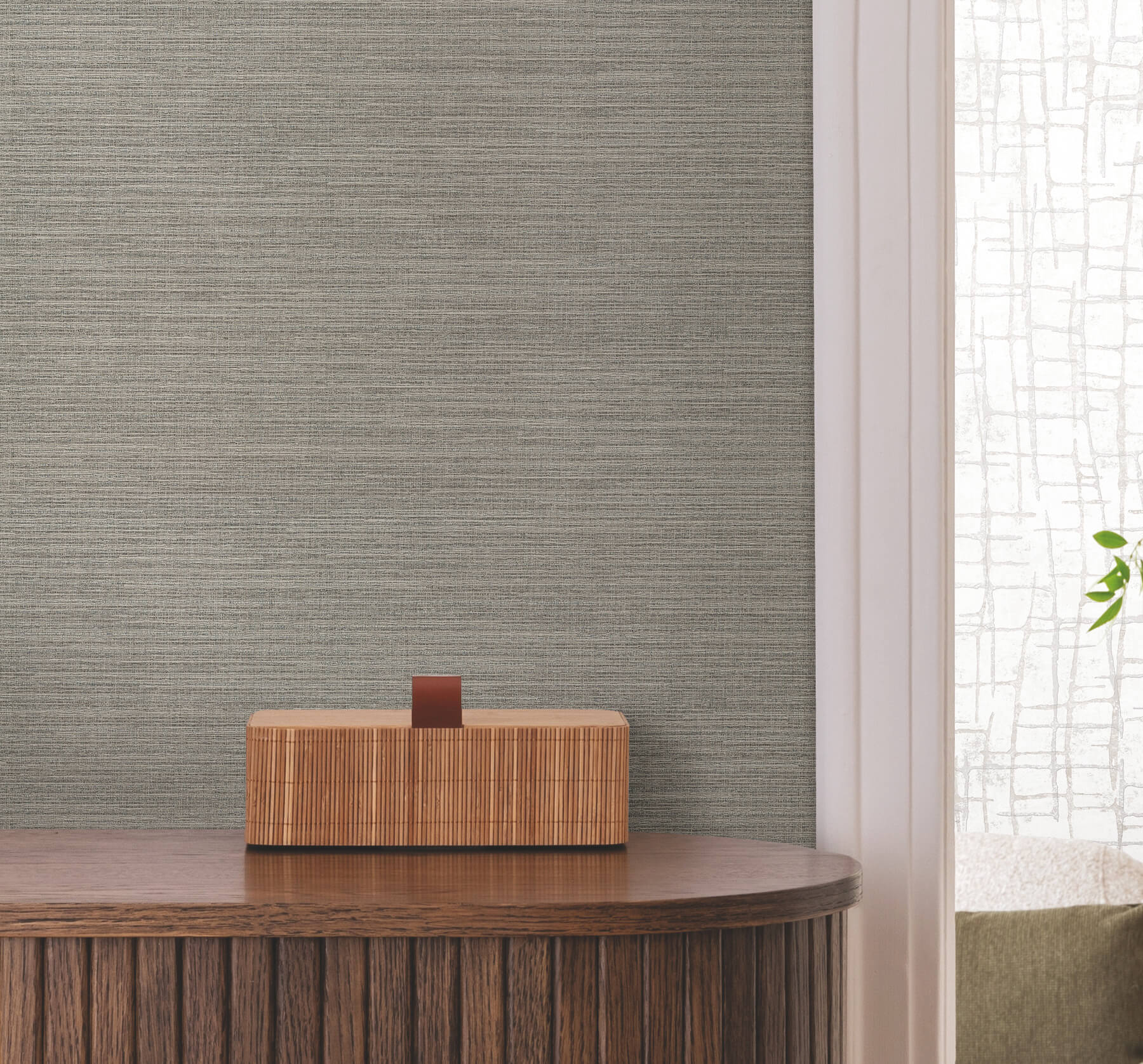 rhett-green-striated-wallpaper-york-wallcoverings-4207-5425 - York Wallpaper Wallpaper