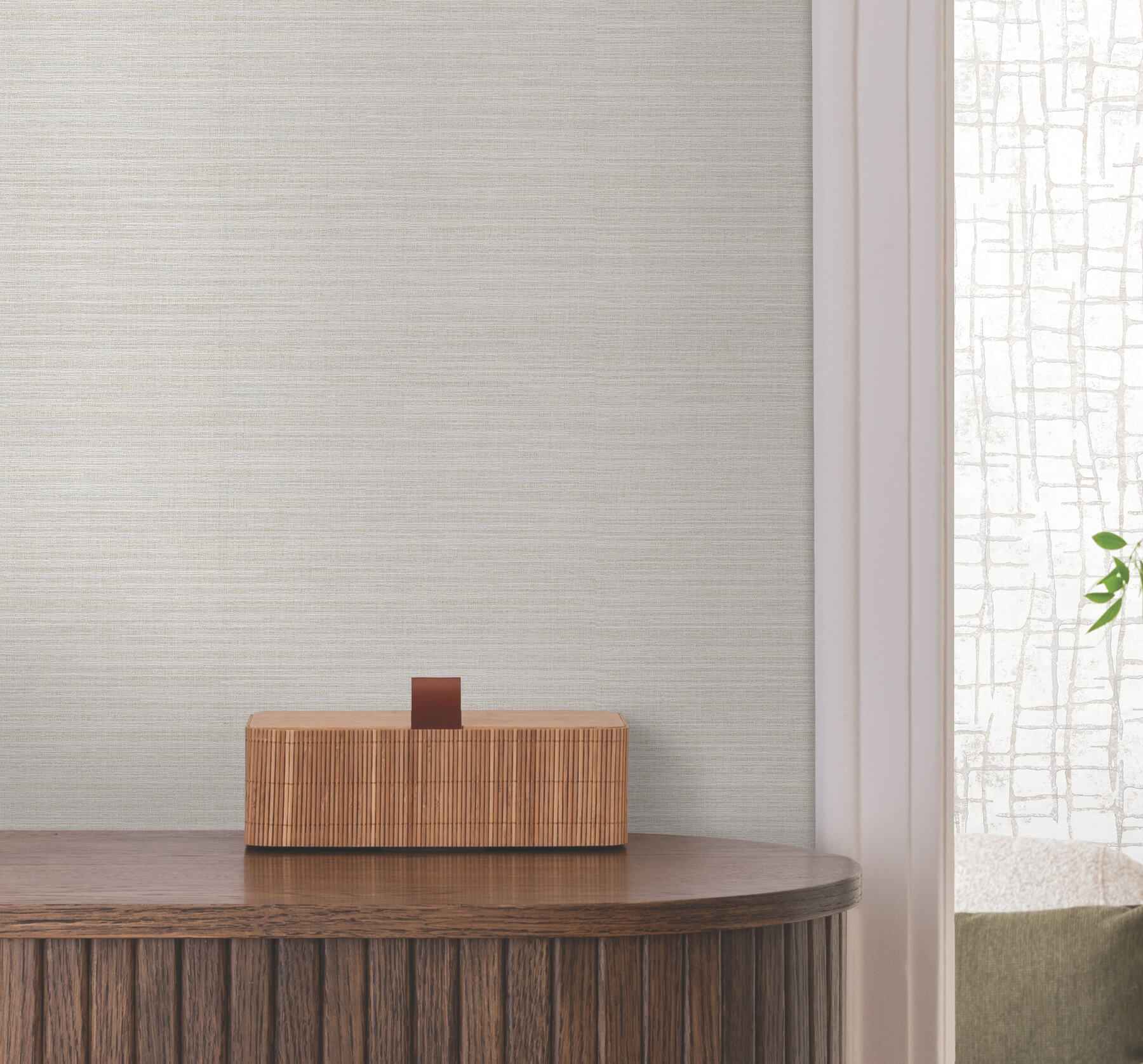 Rhett Neutral Striated Wallpaper - York Wallcoverings - 4207-5426 - York Wallcoverings Wallpaper